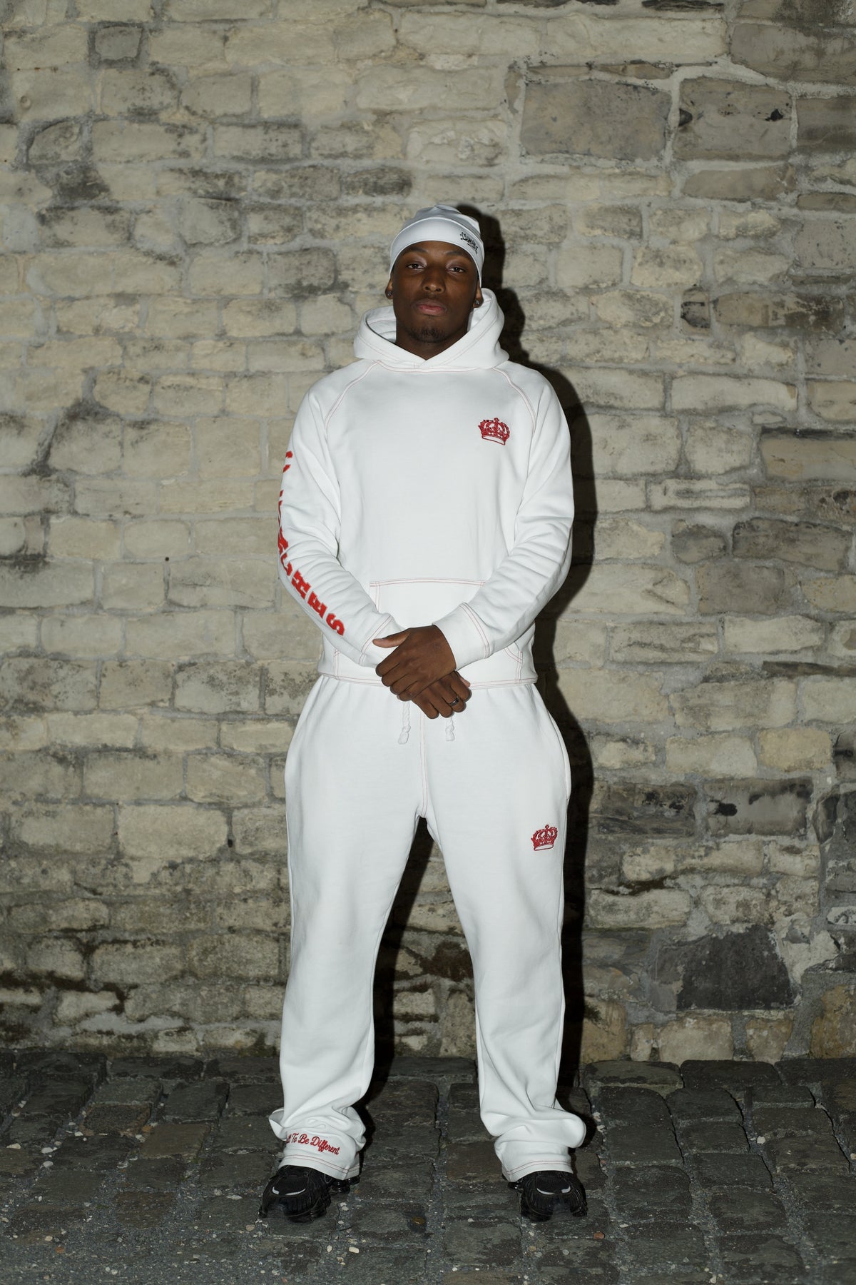 BUILT TO BE DIFFERENT TRACKSUIT WHITE